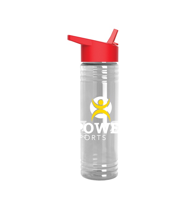 24 oz. Slim Fit Water Bottles with Flip Straw Lid