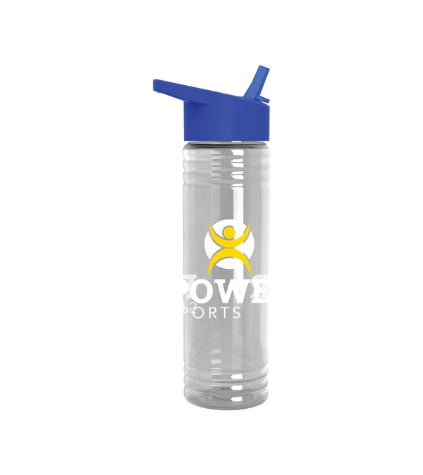 24 oz. Slim Fit Water Bottles with Flip Straw Lid