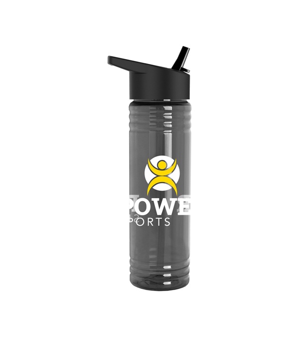 24 oz. Slim Fit Water Bottles with Flip Straw Lid