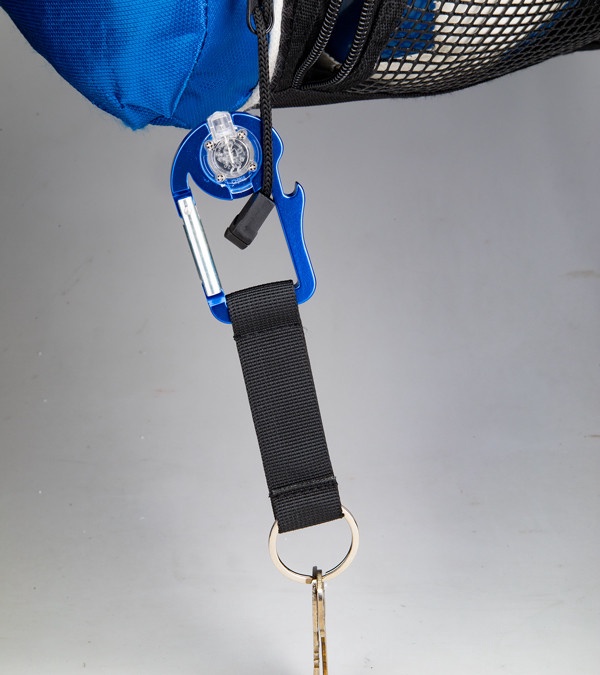 Clip & Sip Carabiner Bottle Opener Key Light