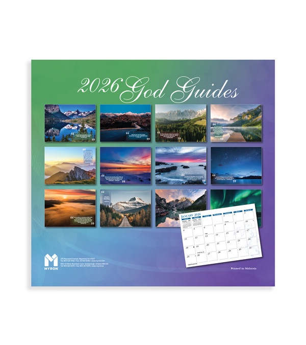 God Guides Wall Calendar 2026