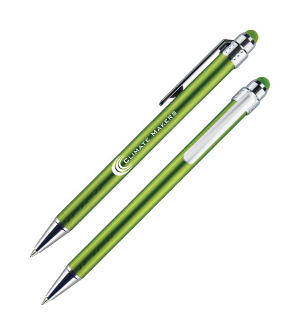 Custom Lavon Matte Color Barrel Pen With Stylus