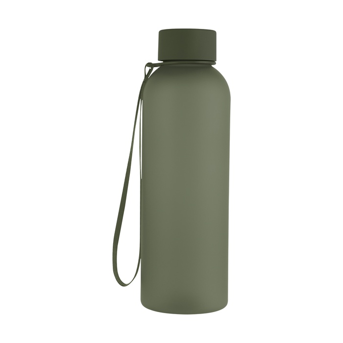 20 Oz. Morgan rPET Rubberized Bottle With Carry Strap