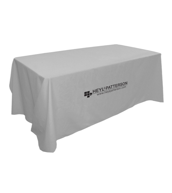 Customized 8' Flat 4 Sided Table Cover