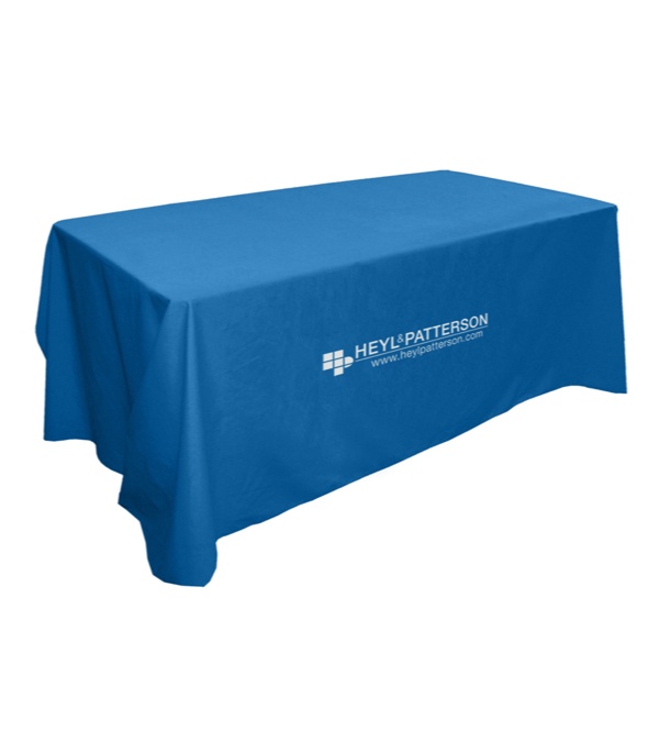 Customized 8' Flat 4 Sided Table Cover