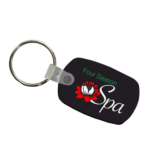 Logo Imprinted Key Fob -Full Color Imprint