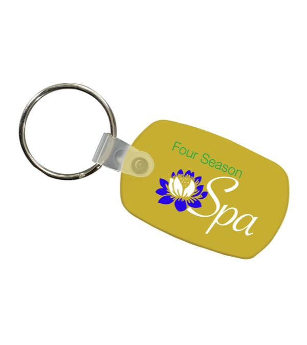Logo Imprinted Key Fob -Full Color Imprint