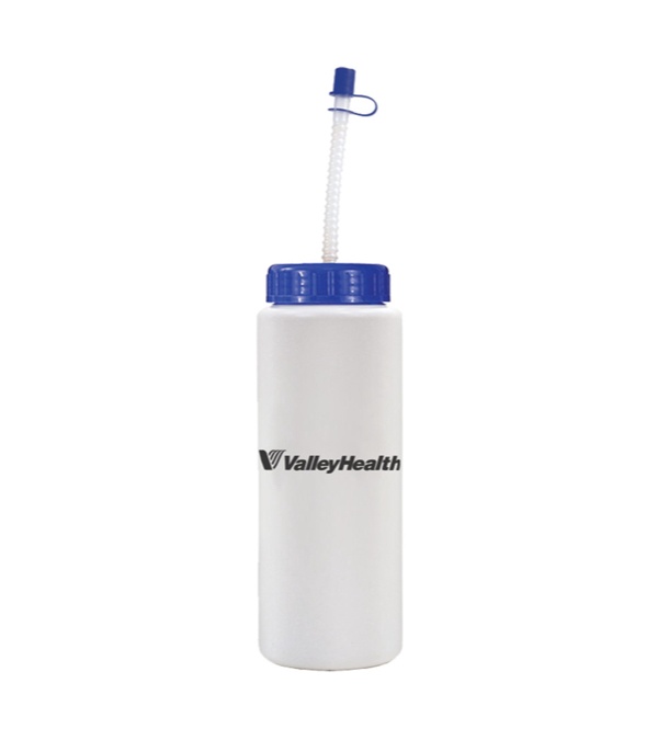 32 oz. Sports Bottle with Flexible Straw