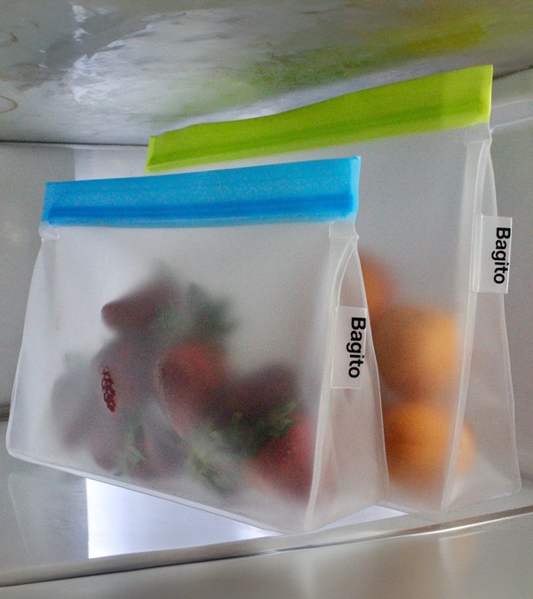 Bagito Reusable Zip-Em 64 oz. Storage Bags - Medium