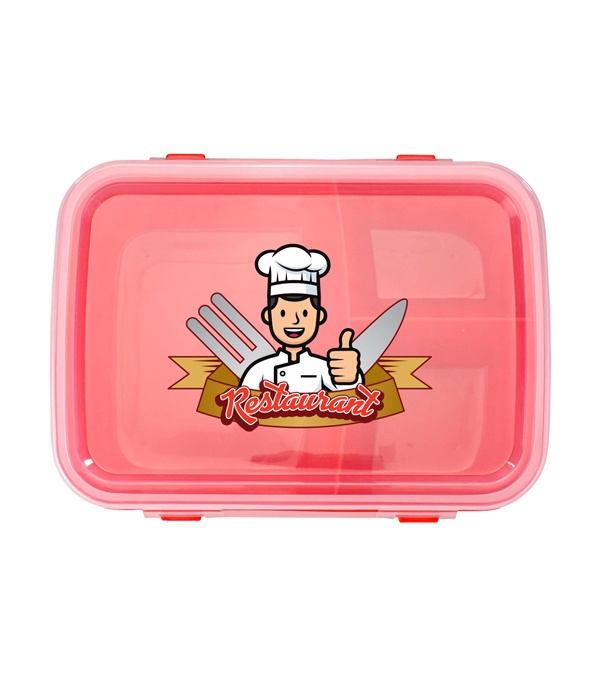 Full Color Lunch To Go Container
