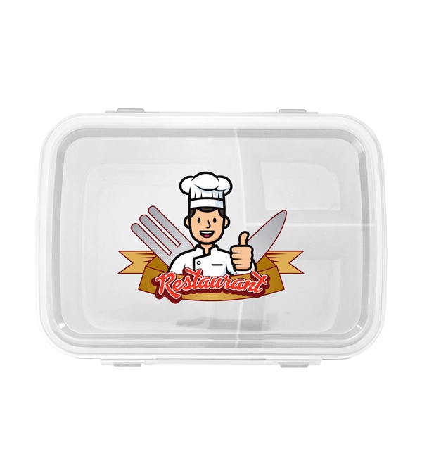 Full Color Lunch To Go Container