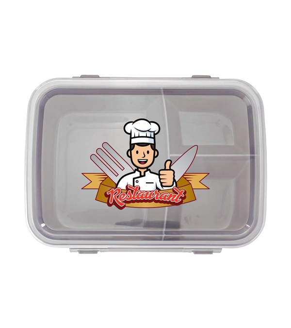 Full Color Lunch To Go Container