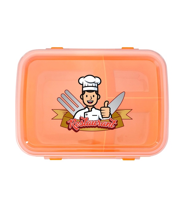 Full Color Lunch To Go Container