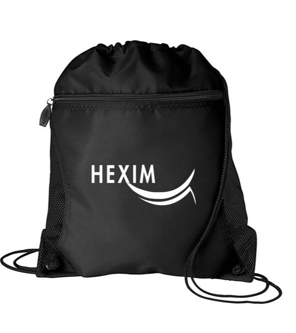 Mesh Pocket Drawstring Bag