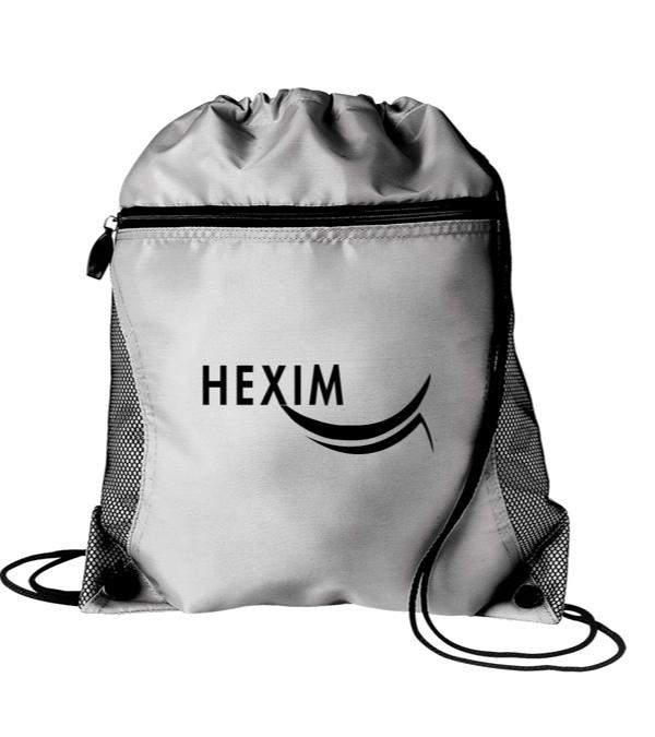 Mesh Pocket Drawstring Bag