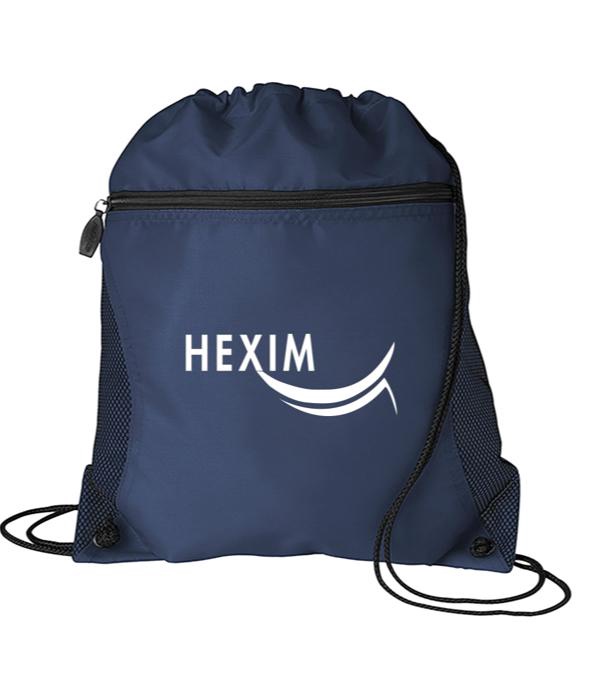 Mesh Pocket Drawstring Bag