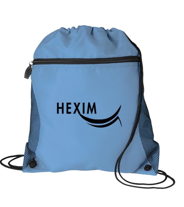 Mesh Pocket Drawstring Bag