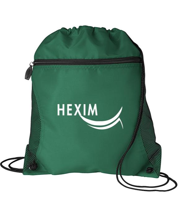 Mesh Pocket Drawstring Bag