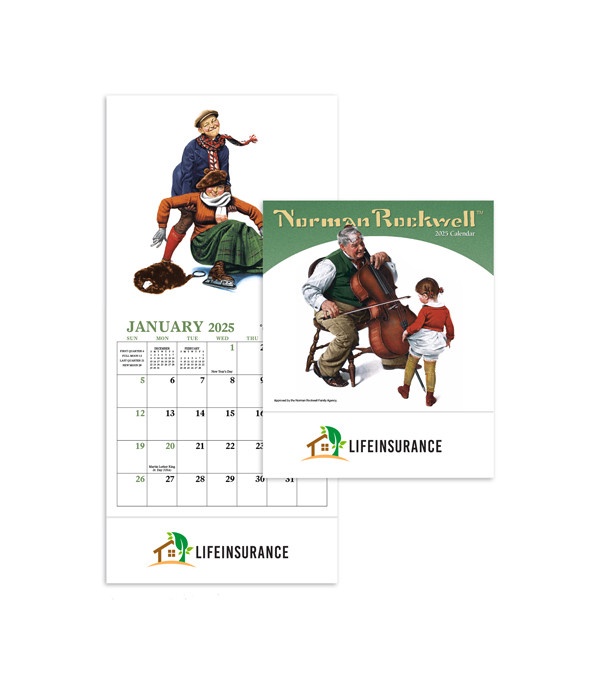 Norman Rockwell - Mini Wall Calendar