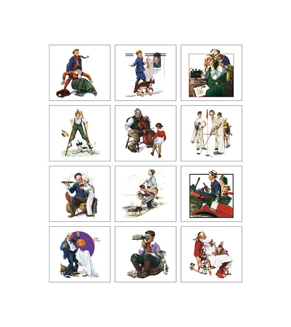 Norman Rockwell - Mini Wall Calendar