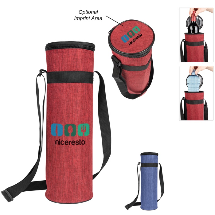 RPET Heathered Wine Cooler Tote Bag