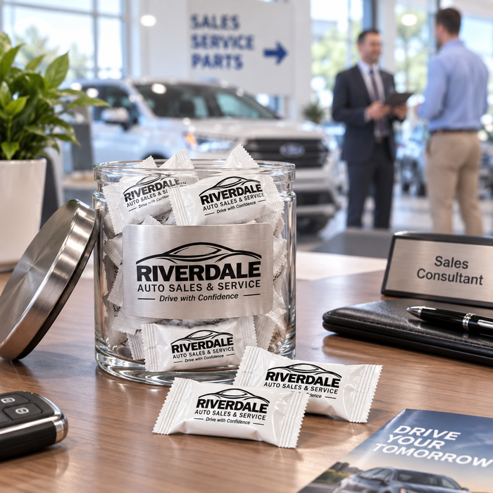Waiting Area Buttermints for Auto Dealers