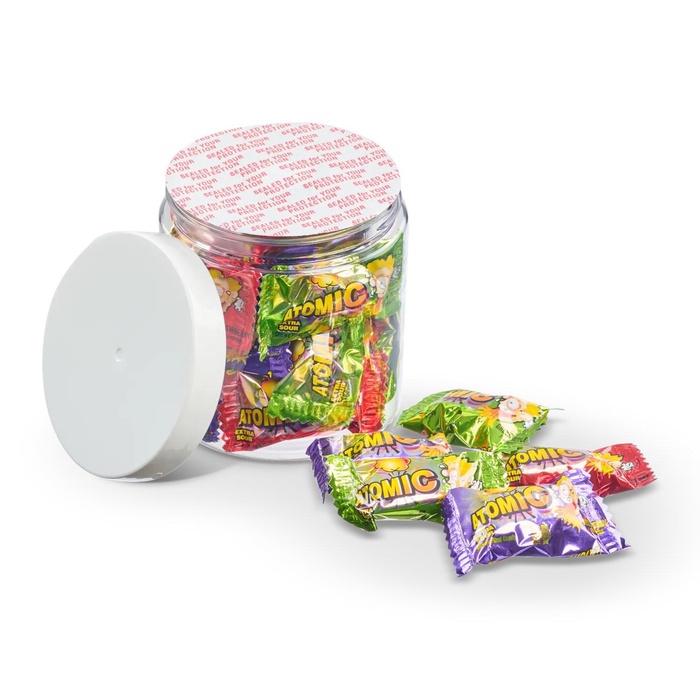 8 oz Jar of Individually Wrapped Atomic Candy