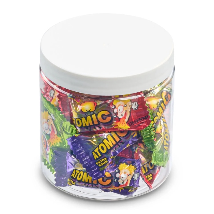 8 oz Jar of Individually Wrapped Atomic Candy