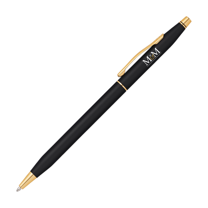 Cross® Classic Century Ballpoint Pen with 23kt Gold Plated Appointments-Full Color Digital