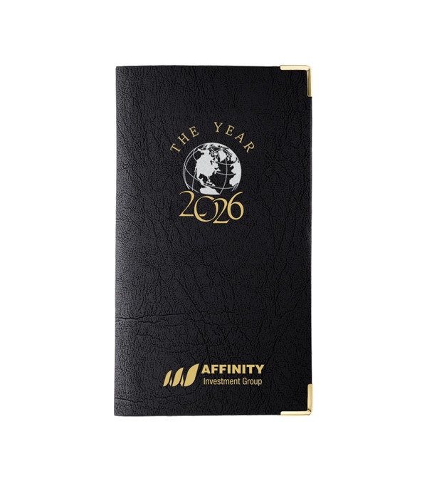 Aurora Gold & Silver Pocket Pal Calendar 2026
