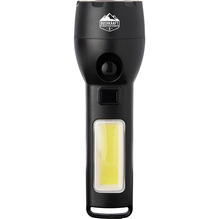 Solar Powered Rechargeable 130 Lumen COB Flashlight