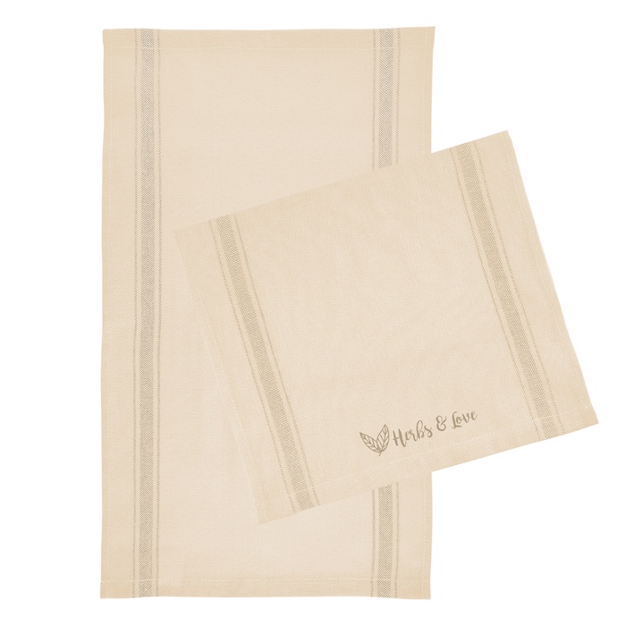 Cotton Stripe Tea Towel