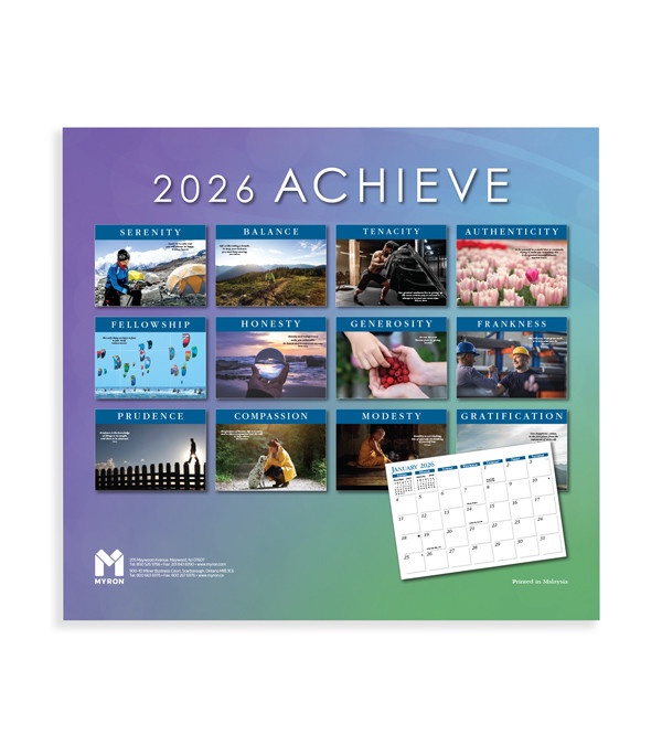 Achieve Custom Wall Calendar 2026