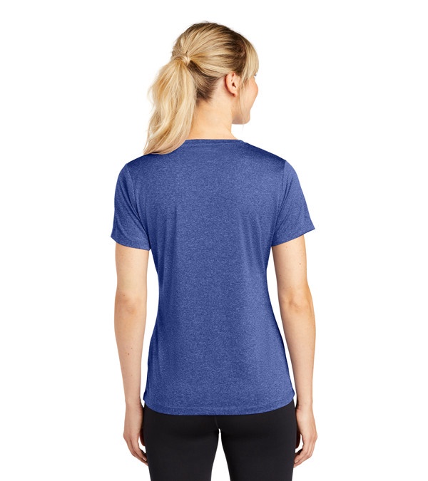 Sport-Tek® Ladies Heather Contender Scoop Neck Tee - Screen Print