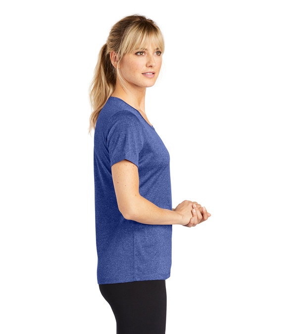 Sport-Tek® Ladies Heather Contender Scoop Neck Tee - Screen Print