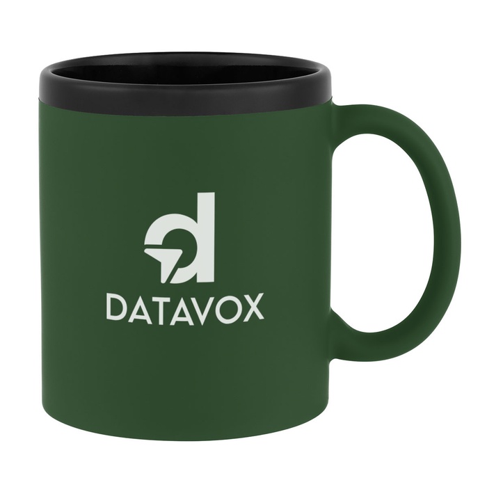 11 Oz. Smooth Rubberized Finish Mug