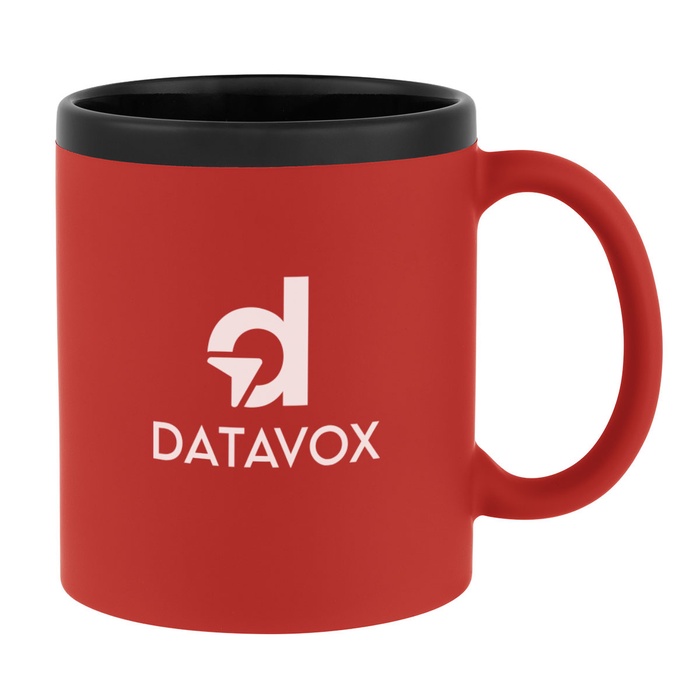 11 Oz. Smooth Rubberized Finish Mug