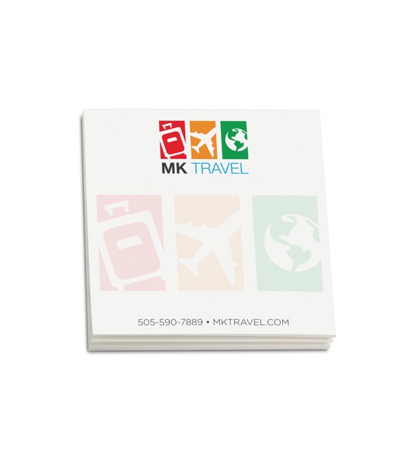 Custom Art Sticky Note Pads - 3&quot; x 3&quot; (25 Sheets)