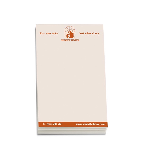 Custom Art Sticky Note Pads - 4&quot; x 6&quot; (50 Sheets)