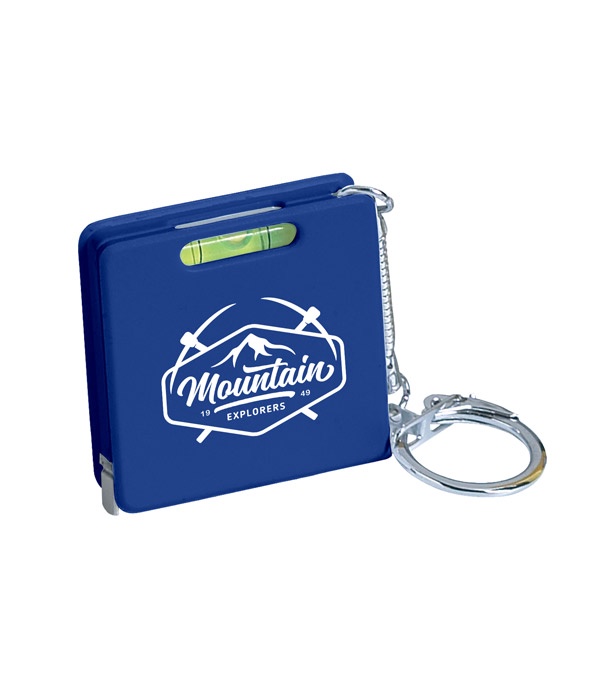 Square Level Tape Measure Key Tag