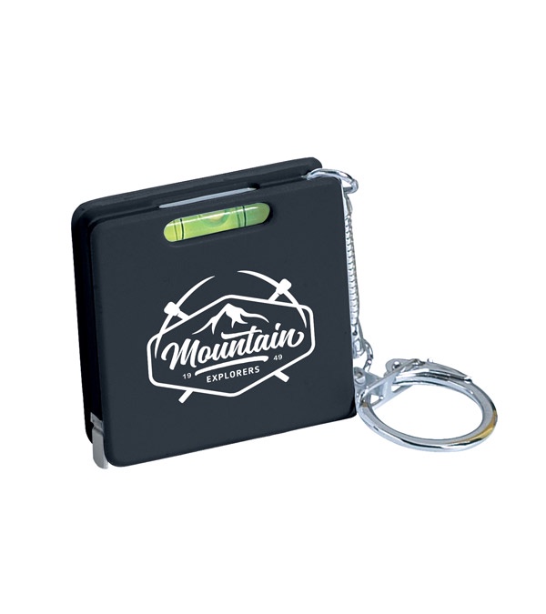 Square Level Tape Measure Key Tag