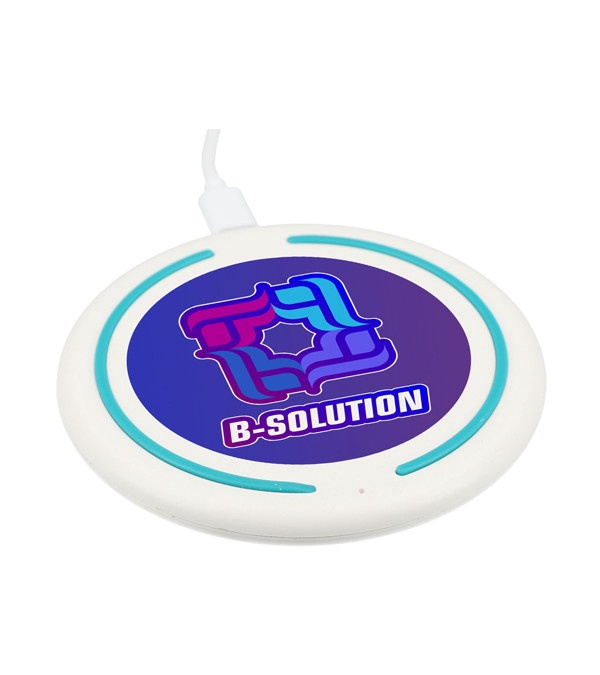 Recycled ABS Fast Wireless Charging Pad - Full Color