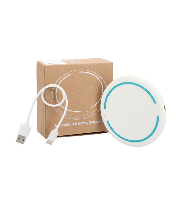 Recycled ABS Fast Wireless Charging Pad - Full Color