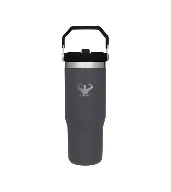 Stanley IceFlow Flip Straw Tumbler 30 oz.-Laser