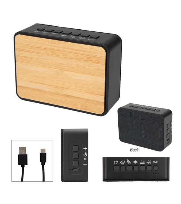 Sound Asleep Bamboo White Noise Machine & Speaker 2.0
