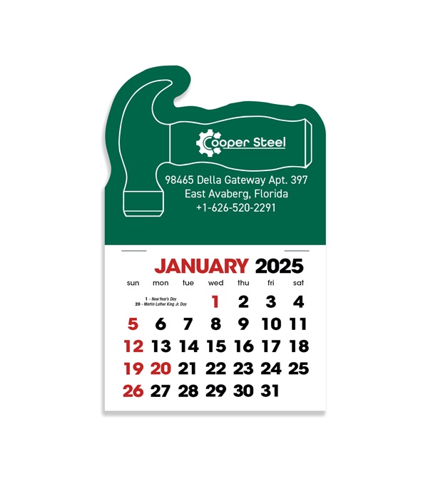 2-Color Stick Up Grid, English (14-Month) Hammer