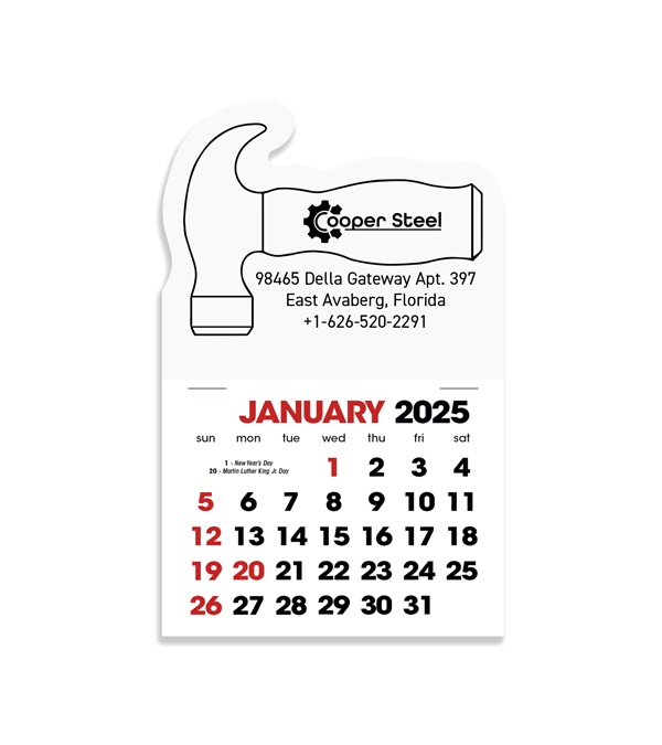 2-Color Stick Up Grid, English (14-Month) Hammer