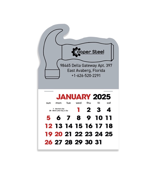 2-Color Stick Up Grid, English (14-Month) Hammer