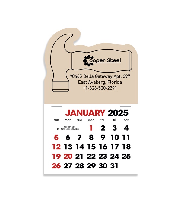2-Color Stick Up Grid, English (14-Month) Hammer