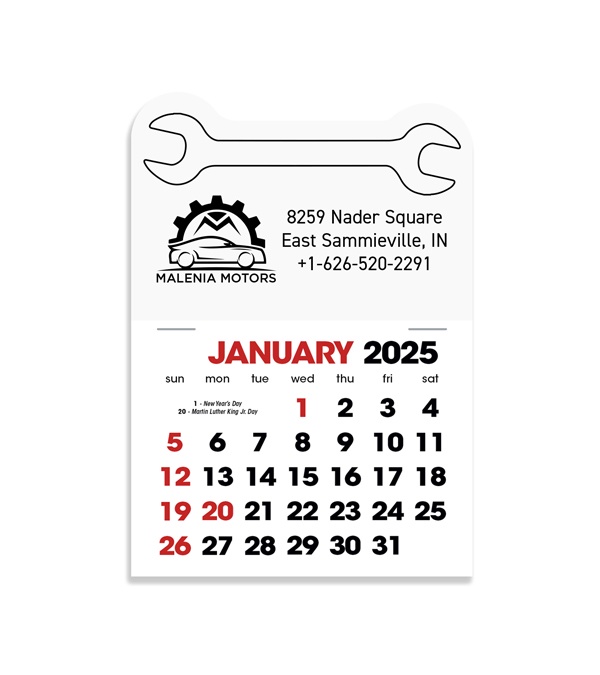 2-Color Stick Up Grid, English (14-Month) Wrench